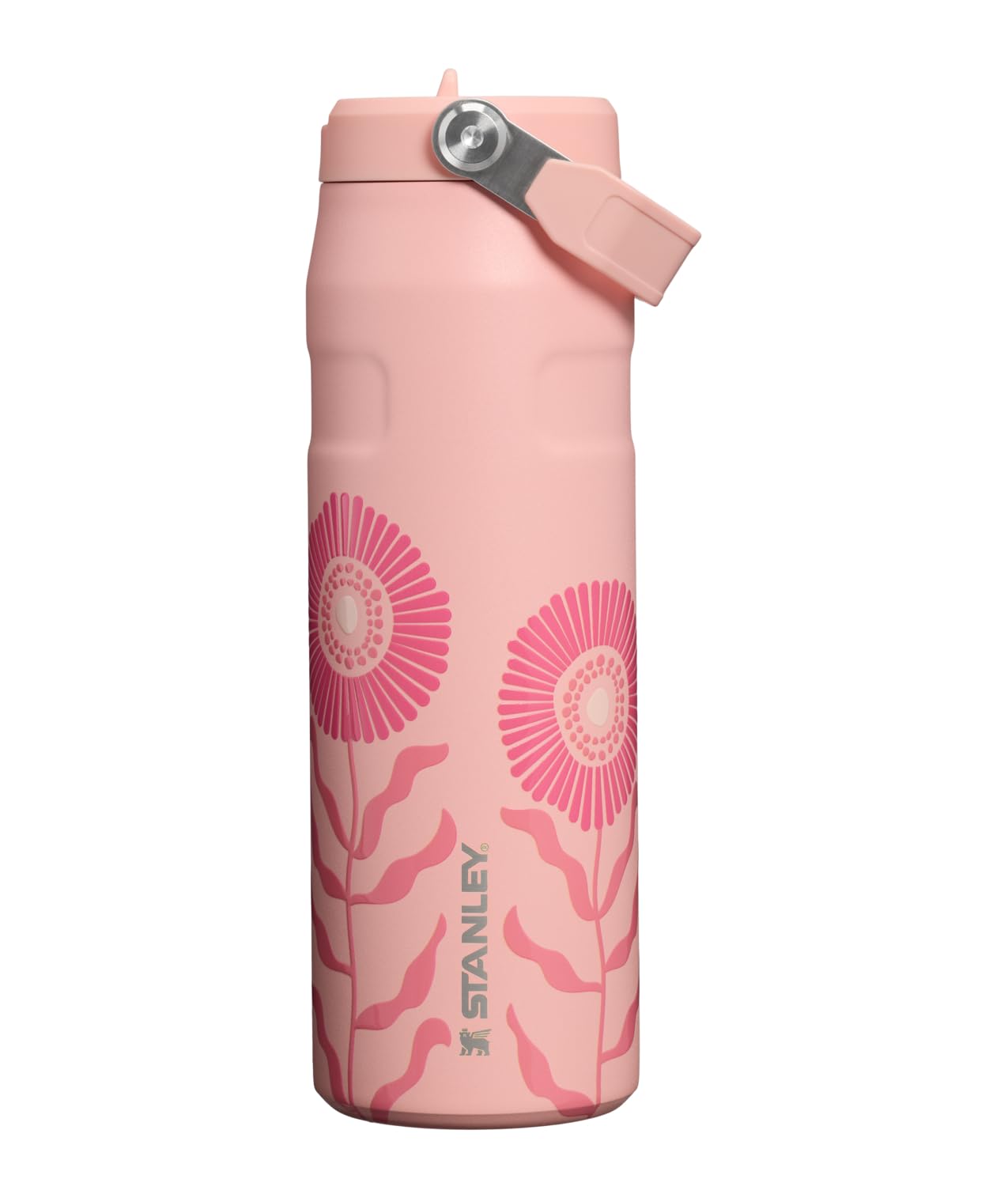 STANLEY IceFlow Flip Straw 2.0 Bottle, 24 oz, Sorbet Garden